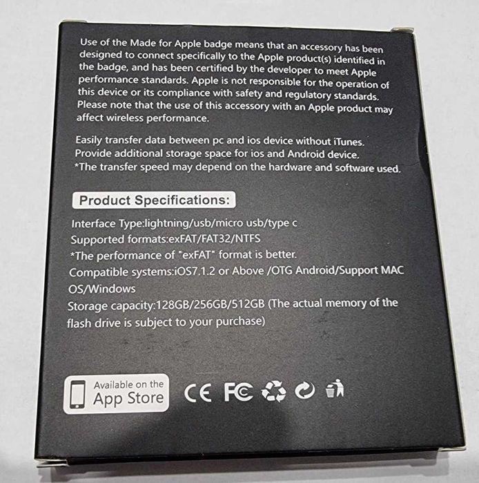 Stick USB 512 GB multifunctional 4 in 1