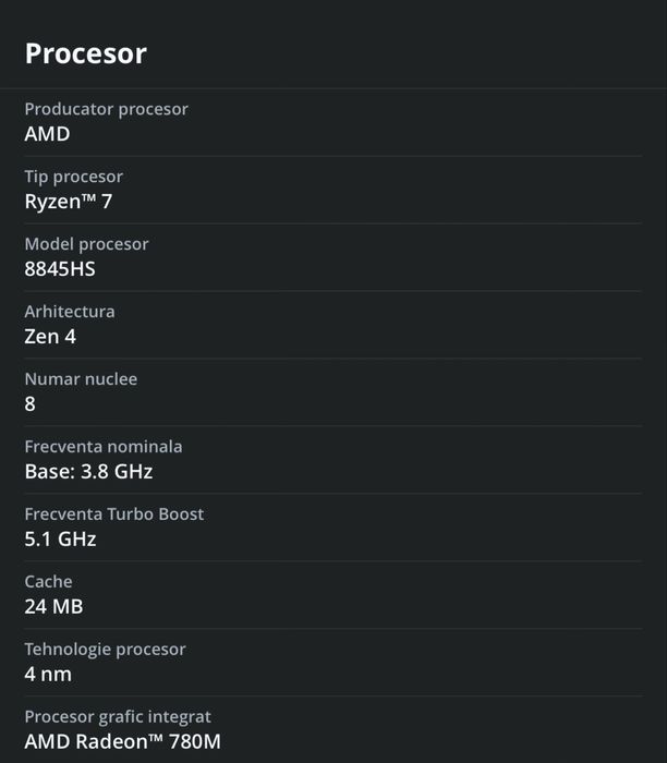 Laptop gaming ASUS TUF A14 FA401UU  RYZEN 7, 16GB RAM, RTX 4050, 1.5TB SSD