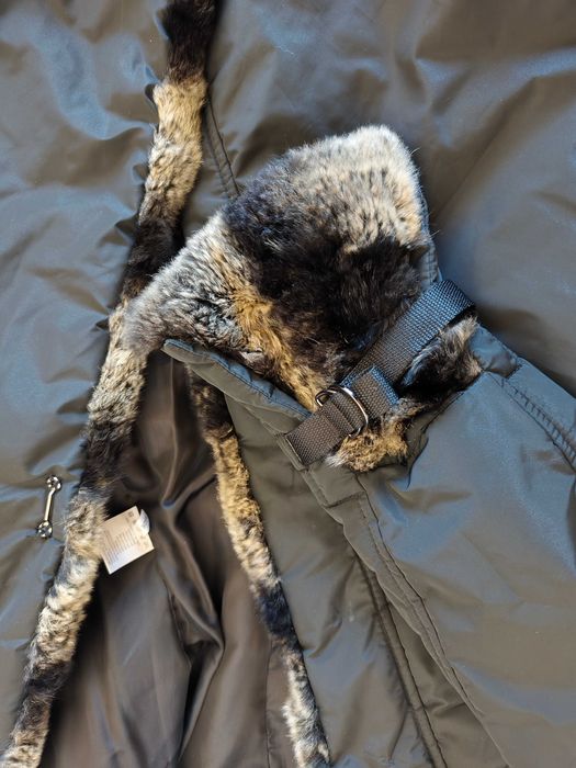 Дамско пролетно палто с чинчила