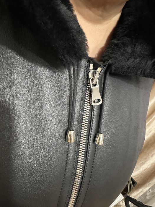 Продам кожанную дубленку зима