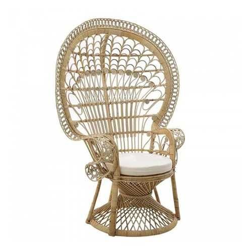 Scaun PEACOCK ratan natural, decor evenimente, photo corner
