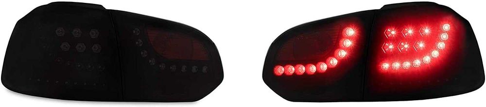Stopuri LED-uri cu semnalizari dinamice - VW Golf 6 - Negru