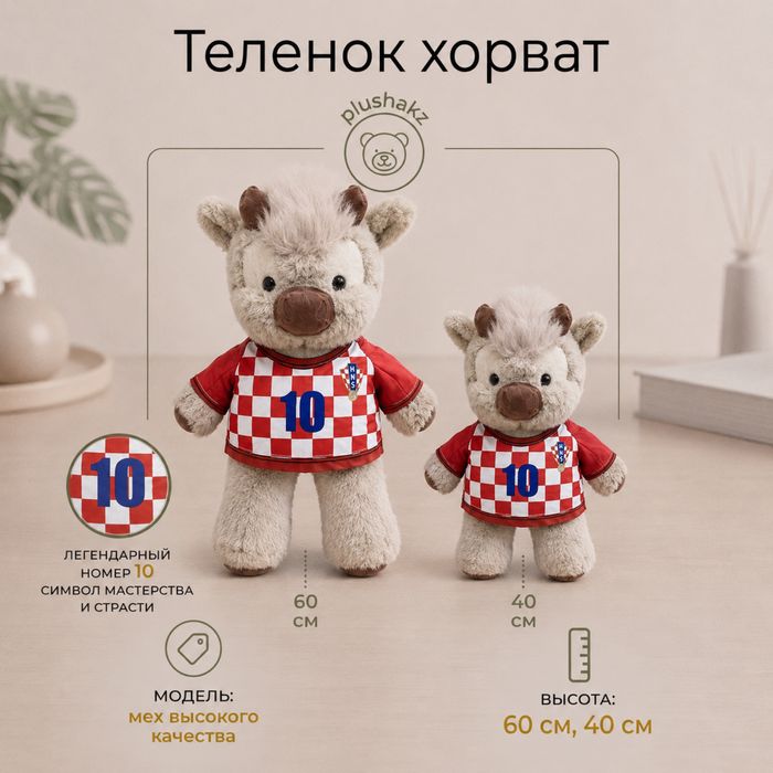 Бегущий теленок футболист