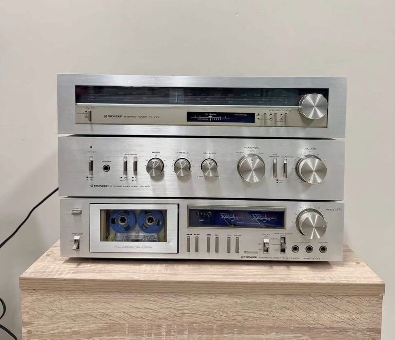 Ретро аудио система сет PIONEER - усилвател, дек и тунер