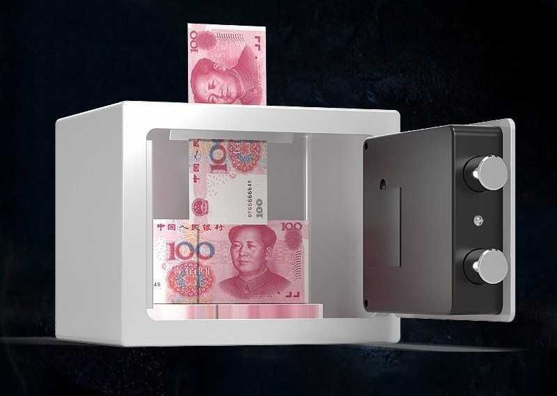 Mini сейф / Uy va ofis / Kod + Kalit / Metall / Barmoq izi / Smart