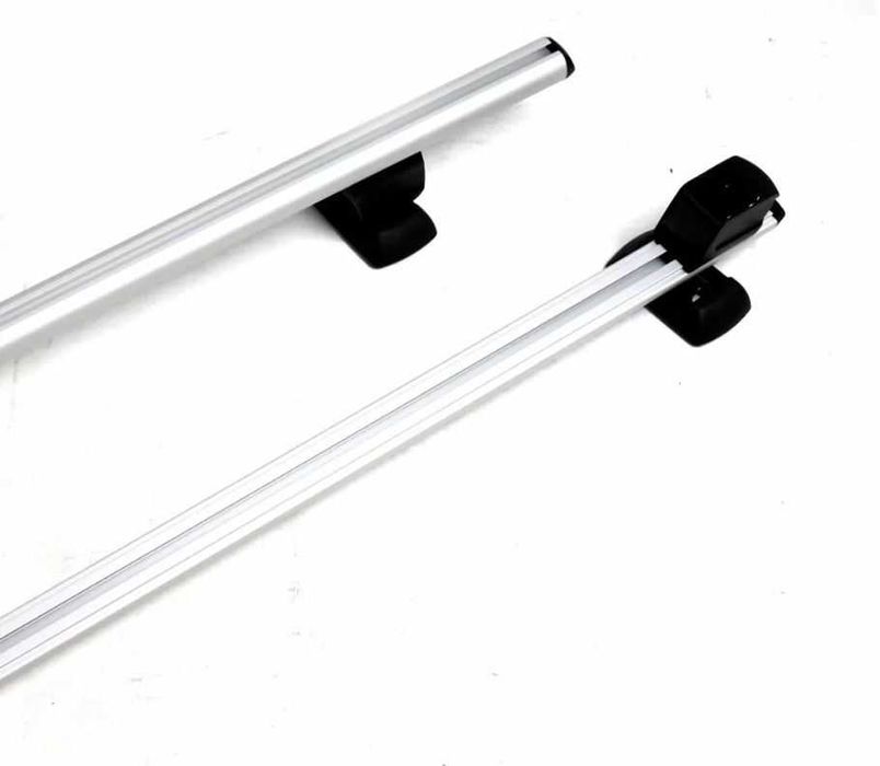 Греди напречни за багажник за кола за фабрични резби на покрива, 120см, с ключ