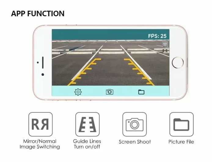 WiFI Камера За Задно Виждане, Автобуси, Кемпери, Бус, Камион,Телефон