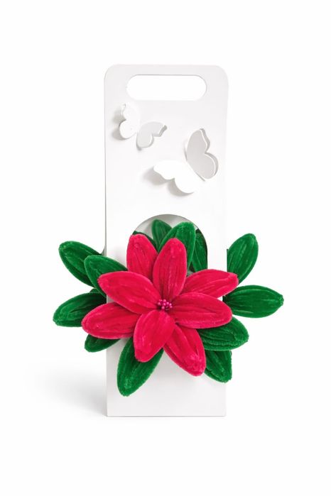 Cadou floare de crin sarma plușată