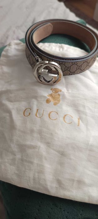 Детски колан оригинален Gucci естествена кожа