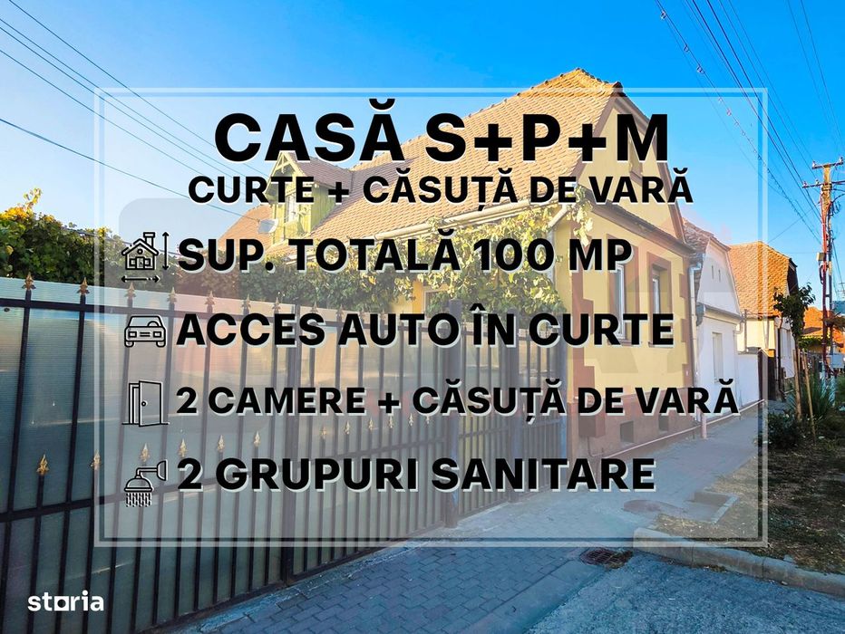 Casa S+P+M | Str. Principala | Casa de Vara | Mansarda | Curte | VIDEO
