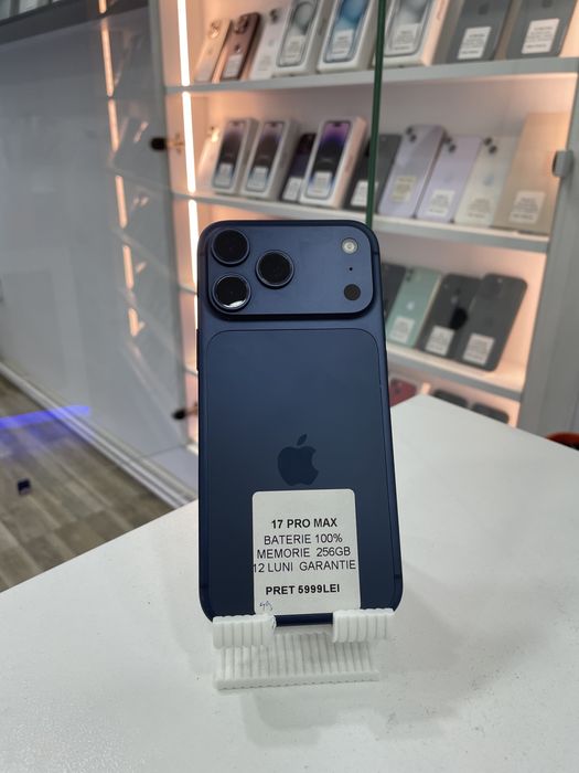 MAGAZIN: iPhone 17 Pro Max, 256 gb, 100%, GARANTIE
