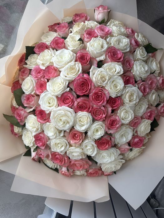 Цветы микс , 101роза