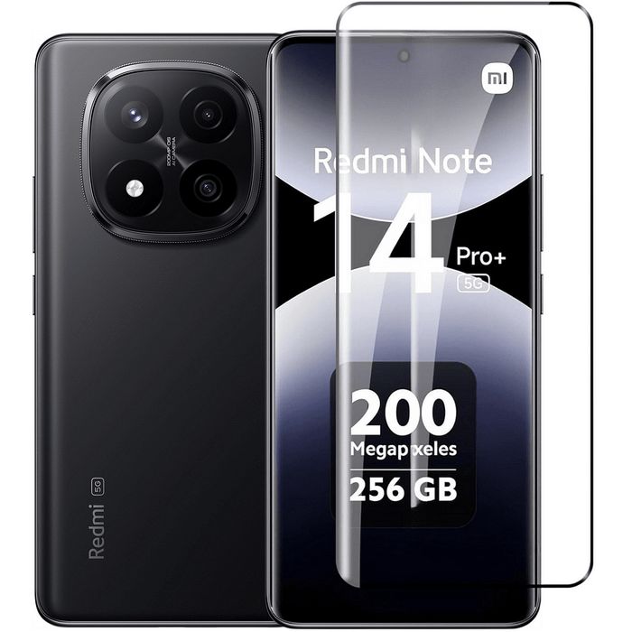 5d извит стъклен протектор за дисплей за xiaomi redmi note 14 pro+ plu