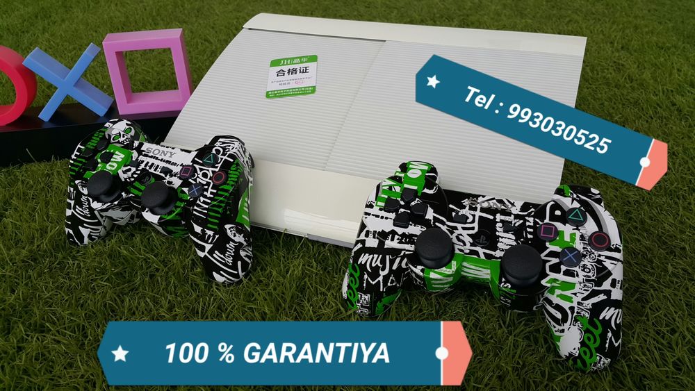 Playstation 3. Super Slim. Oxirgi MadeL. + 50 ta Games.