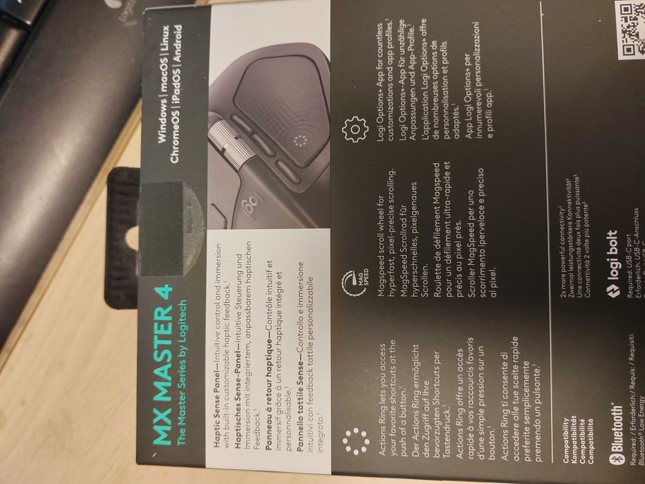 LOGITECH MX Master 4 8000 dpi Mouse Wireless SIGILAT CashGen