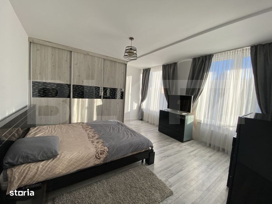 Apartament modern 2 camere, bloc nou, etaj 1 – Podul Jelnei, balcon