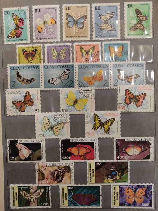 Почтовые марки. Альбом "Животные".