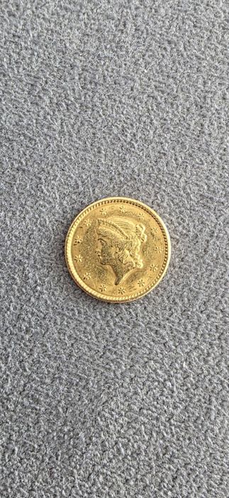 Moneda din aur 1 Dolar 1849