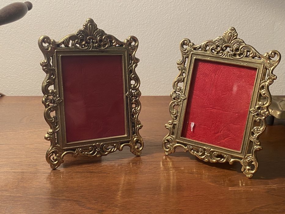 2 Rame  baroc  de bronz