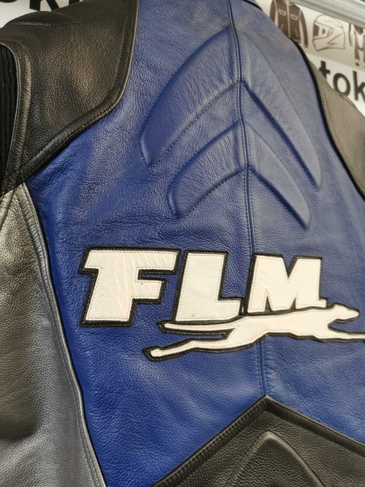 Geaca moto piele FLM marime 54