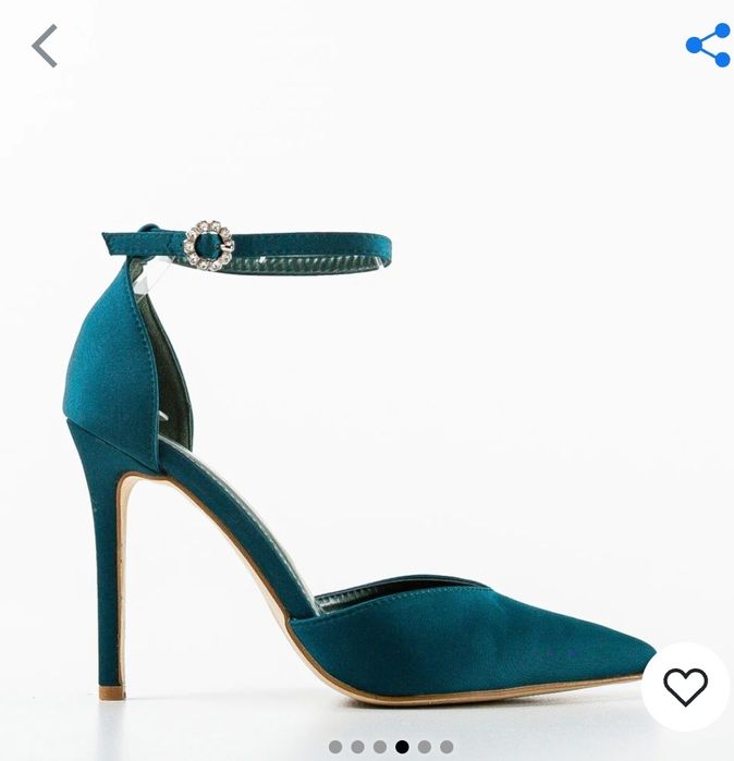 Pantofi Botinelli verzi, marime 37