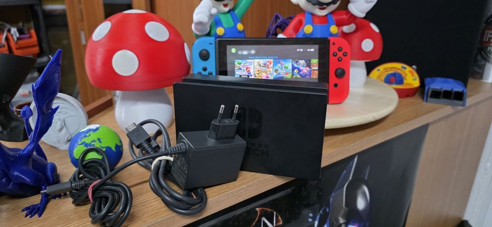 Nintendo Switch V2 MODAT (Cip) + Full Jocuri + Accesorii Originale
