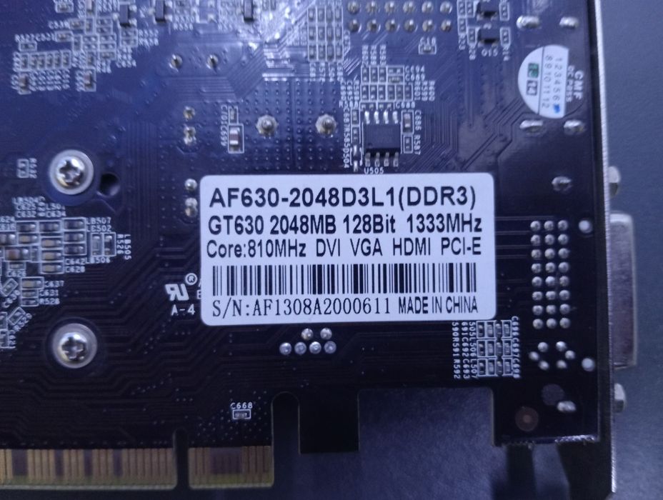 AFOX GT630 2GB (4штуки)