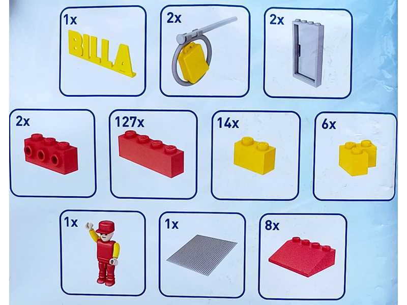 НОВИ! Конструктор Billa Bricks магазин
