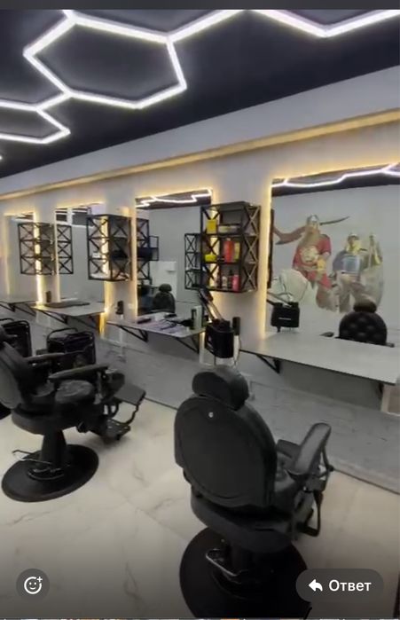 Мебель лофт для барбершопа