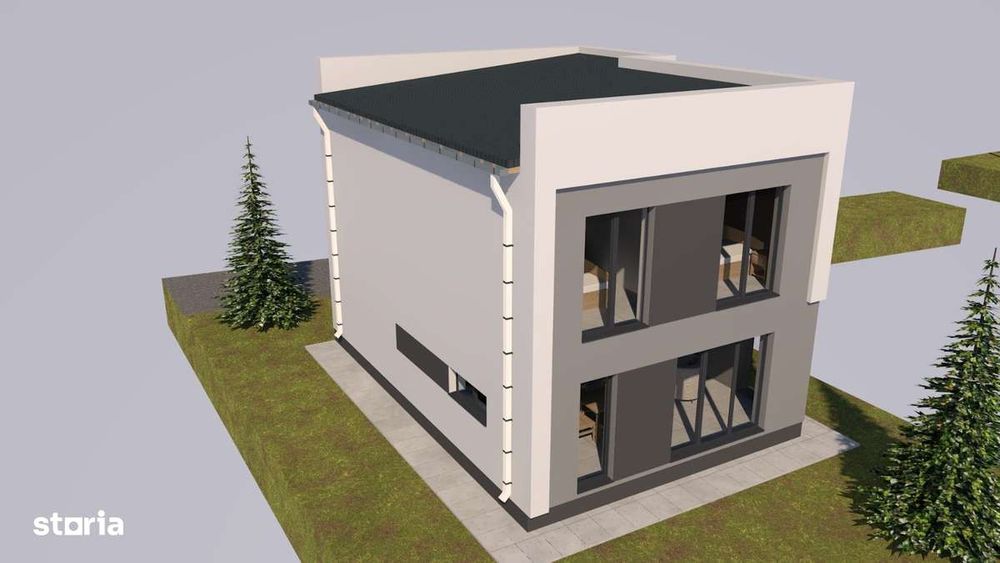 Casă de vânzare, 3 camere, teren 290mp Bradu