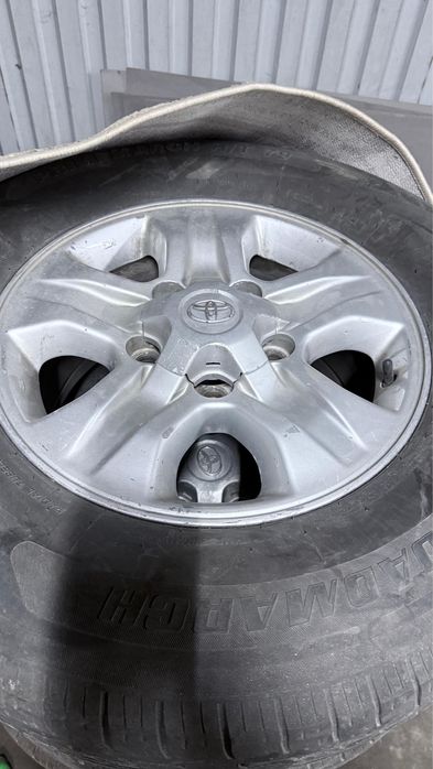 летняя резина с титановым диском