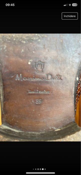 Massimo Dutti botine piele full