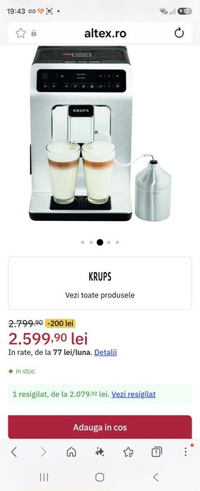 Aparat cafea Krups ea89