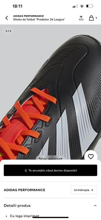 ADIDAS PERFORMANCE Ghete de fotbal 'Predator 24 League'