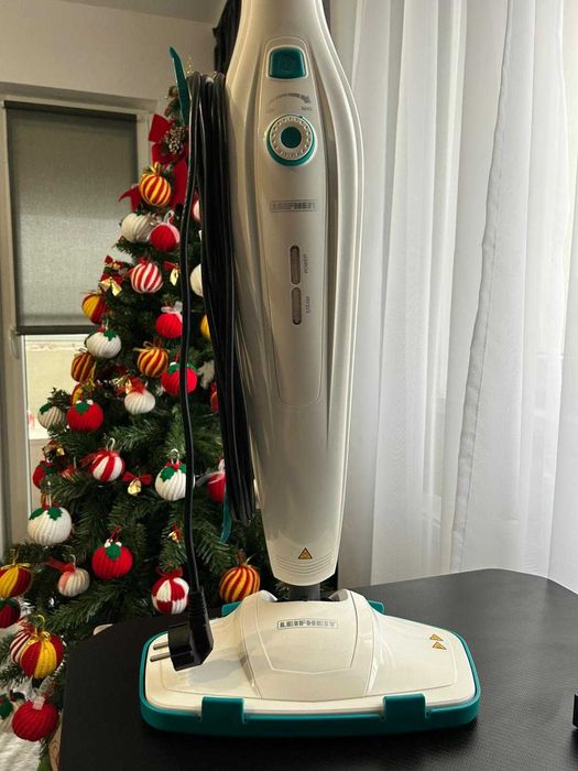 Mop cu abur Leifheit 11913, 1200W, Pliabil, Incalzire rapida, Alb