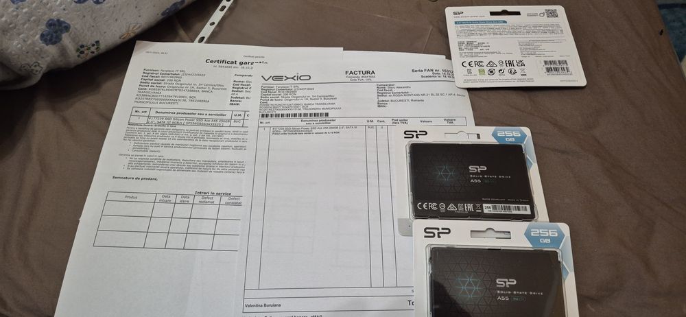 SSD 240GB 256GB  2.5"  SATA III NOI Sigilate factura si garantie