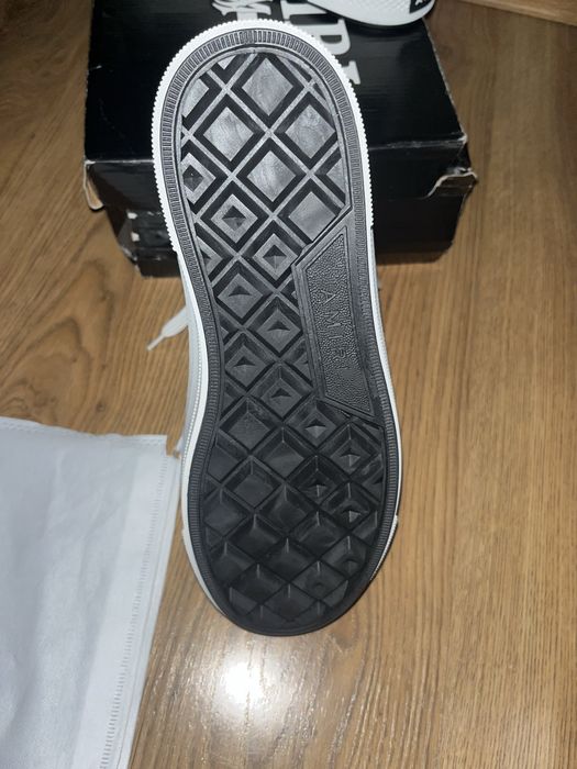 adidasi amiri high negru cu alb