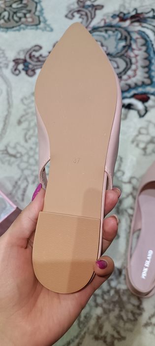 Новые балетки розовые