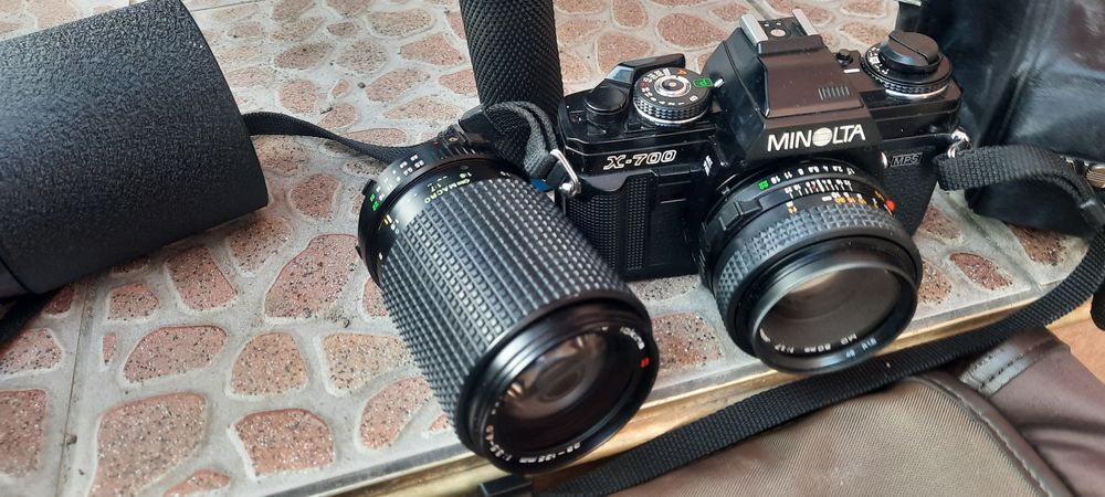 Фотоапарат Minolta x700 2 Обектива 50мм 35-135ммВидеоСтабилизатор Neweer