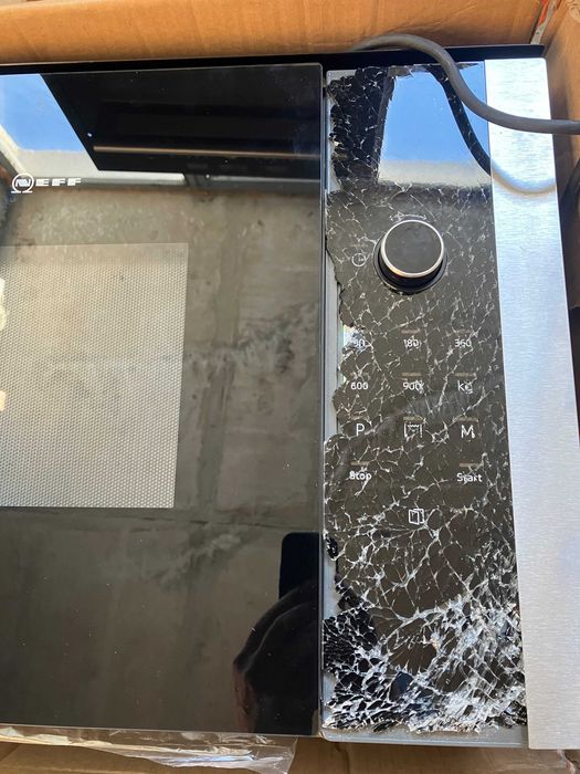 НОВА Neff Микровълнова фурна за вграждане с грил