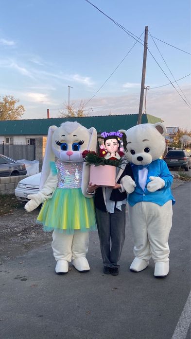 Продам мишку и зайку