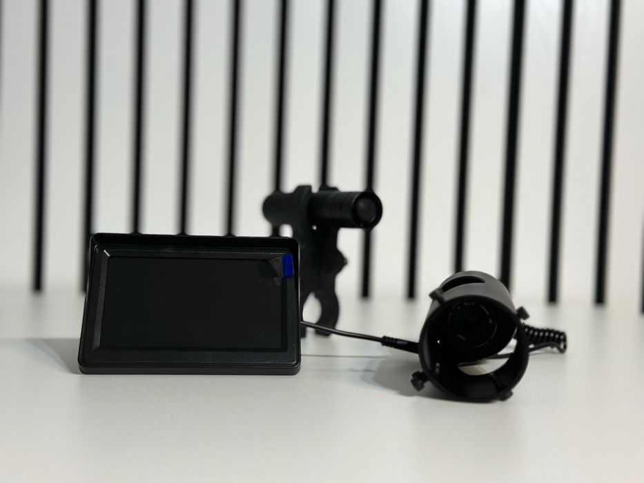 Camera Pentru Luneta Cu Vizibilitate Noctura Ecran Lcd Prinderi Lanterna Infrarosu Lentile Hd