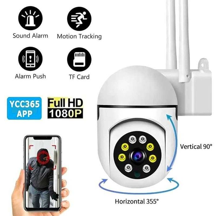 WiFi smart kamera wifi camera наружная камера 360 kamera ycc365 plus