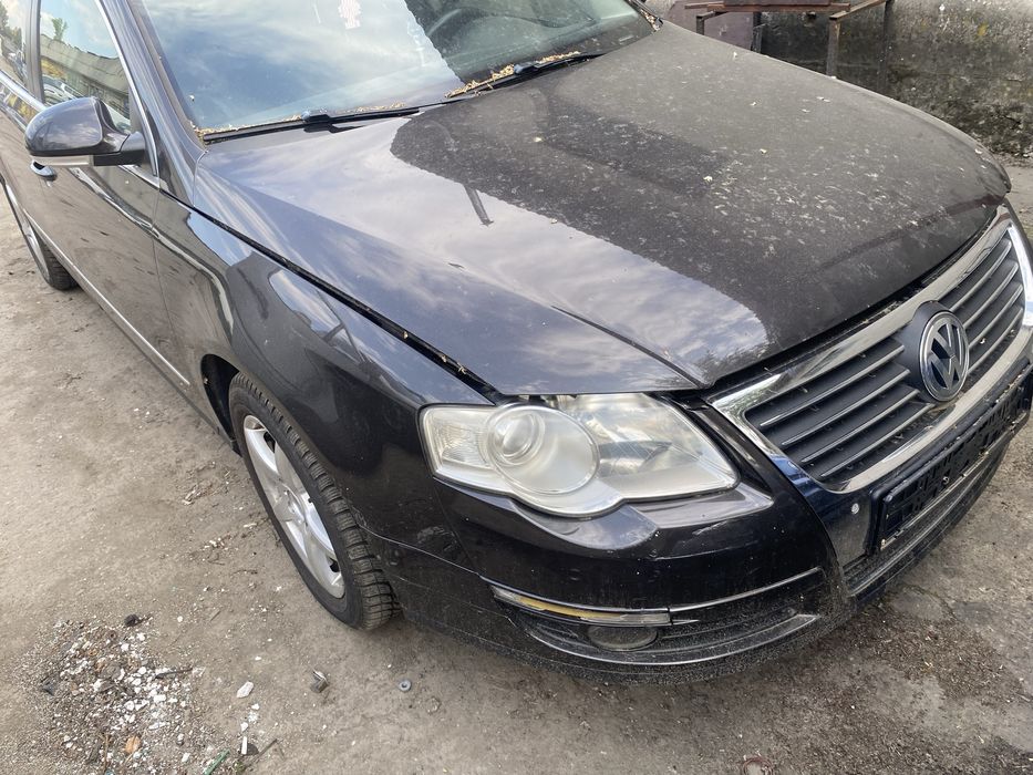 Passat b6 2.0 BMP bara fata grila frontala aripi faruri interior fete usi stopuri portiere capota bara spate kit airbag (plamse bord+centuri)