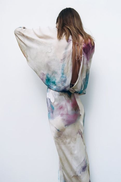 Rochie satinata Zara limited edition