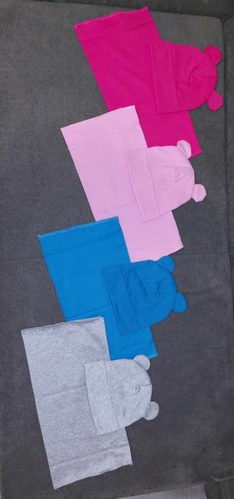 Seturi căciuliță+fular 0-15 luni