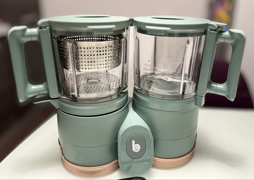 Robot pentru gatit Babymoov Nutribaby din sticla