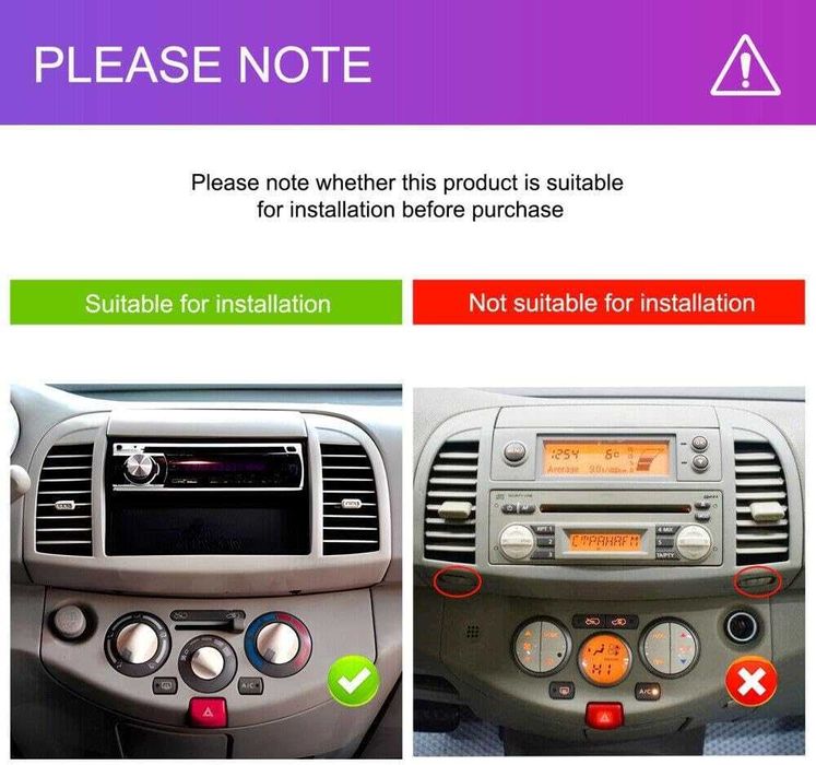 Мултимедия Двоен дин Nissan Micra K12 Навигация плеър Android 2DIN