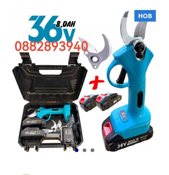 Акумулаторна лозарска ножица ТАЙГА 36v.8ah