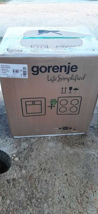 Фурна за вграждане с керамичен плот Gorenje jump set(клас А)с Гаранция